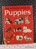 Vintage Wonder Book of Puppies Hardcover