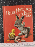 Vintage 1962 Peter Hatches an Egg Wonder Books Hardcover