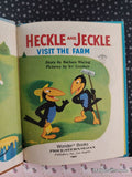 Vintage 1983 Heckle & Jeckle Visit the Farm Wonder Books Hardcover