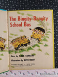 Vintage 1950 The Bingity-Bangity School Bus Wonder Book Hardcover