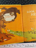 Vintage 1964 Look Who's Here! Wonder Books Hardcover