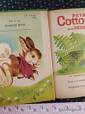 Vintage 1954 Peter Cottontail & Reddy Fox Wonder Books Hardcover