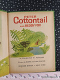 Vintage 1954 Peter Cottontail & Reddy Fox Wonder Books Hardcover
