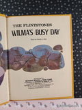 Vintage 1976 The Flintstones: Wilma's Busy Day Wonder Book Hardcover