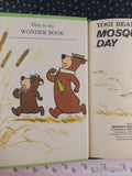 Vintage 1976 Yogi Bear: Mosquito Flying Day Wonder Book Hardcover