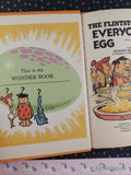 Vintage 1976 The Flintstones: Everyone's Egg Wonder Book Hardcover