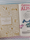 Vintage 1978 Sesame Street: Grover's Own Alphabet Little Golden Book Hardcover