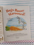 Vintage 1985 1st Printing Bugs Bunny: Marooned! Little Golden Book Hardcover