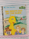 Vintage 1990 Sesame Street: Big Bird's Day on the Farm Little Golden Book Hardcover