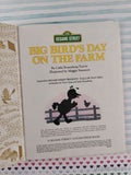 Vintage 1990 Sesame Street: Big Bird's Day on the Farm Little Golden Book Hardcover