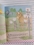 Vintage 1990 Sesame Street: Big Bird's Day on the Farm Little Golden Book Hardcover