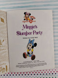 Vintage 1993 Disney's Minnie's Slumber Party Little Golden Book Hardcover