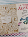 Vintage 1978 Sesame Street: Grover's Own Alphabet Little Golden Book Hardcover