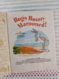 Vintage 1985 Bugs Bunny: Marooned! Little Golden Book Hardcover