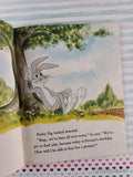 Vintage 1976 Porky Pig & Bugs Bunny: Just Like Magic! Little Golden Book Hardcover