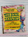 Vintage 1979 Sesame Street Little Theater: The Four Seasons Little Golden Book Hardcover