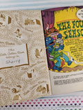 Vintage 1979 Sesame Street Little Theater: The Four Seasons Little Golden Book Hardcover