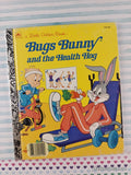 Vintage 1986 Bugs Bunny & the Health Hog Little Golden Book Hardcover