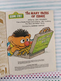 Vintage 1979 Sesame Street: The Many Faces of Ernie Little Golden Book Hardcover