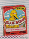 Vintage 1977Sesame Street: Big Bird's Red Book  Little Golden Book Hardcover