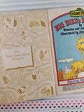Vintage 1977Sesame Street: Big Bird's Red Book  Little Golden Book Hardcover
