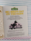 Vintage 1985 Sesame Street: Big Bird's Day on the Farm Little Golden Book Hardcover