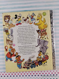 Vintage 1985 Sesame Street: Big Bird's Day on the Farm Little Golden Book Hardcover
