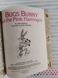Vintage 1987 1st Printing Bugs Bunny & the Pink Flamingos Little Golden Book Hardcover