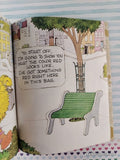 Vintage 1977 Sesame Street: Big Bird's Red Book Little Golden Book Hardcover