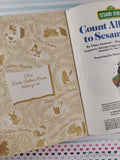Vintage 1985 Count All the Way to Sesame Street Little Golden Book Hardcover