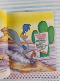 Vintage 1985 The Road Runner: Mid-Mesa Marathon Little Golden Book Hardcover