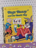 Vintage 1986 1st Printing Bugs Bunny & the Health Hog Little Golden Book Hardcover