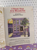 Vintage 1992 Sesame Street: I Think That It Is Wonderful Little Golden Book Hardcover