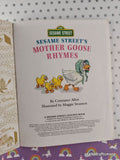 Vintage 1993 Sesame Street's Mother Goose Rhymes Little Golden Book Hardcover