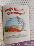 Vintage 1985 Bugs Bunny: Marooned! Little Golden Book Hardcover
