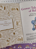Vintage 1993 Sesame Street: Grover Takes Care of Baby Little Golden Book Hardcover