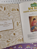Vintage 1993 Sesame Street: Big Bird Visits Navajo Country Little Golden Book Hardcover