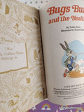 Vintage 1986 1st Printing Bugs Bunny & the Health Hog Little Golden Book Hardcover