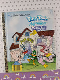 Vintage 1990 1st Printing Tiny Toon Adventures: Lost in the Fun House Little Golden Book Hardcover