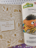 Vintage 1979 Sesame Street: The Many Faces of Ernie Little Golden Book Hardcover
