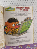 Vintage 1979 Sesame Street: The Many Faces of Ernie Little Golden Book Hardcover