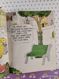 Vintage 1977 Sesame Street: Big Bird's Red Book Little Golden Book Hardcover