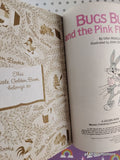 Vintage 1987 1st Printing Bugs Bunny & the Pink Flamingos Little Golden Book Hardcover