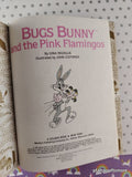 Vintage 1987 1st Printing Bugs Bunny & the Pink Flamingos Little Golden Book Hardcover