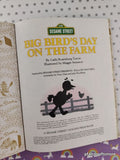 Vintage 1992 Sesame Street: Big Bird's Day on the Farm Little Golden Book Hardcover