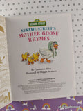 Vintage 1993 Sesame Street's Mother Goose Rhymes Little Golden Book Hardcover