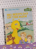 Vintage 1985 1st Printing Sesame Street: Big Bird's Day on the Farm Little Golden Book Hardcover