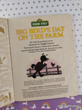 Vintage 1985 1st Printing Sesame Street: Big Bird's Day on the Farm Little Golden Book Hardcover