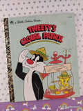Vintage 1994 Tweety's Global Patrol Little Golden Book Hardcover, Like New