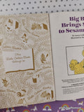 Vintage 1991 Big Bird Brings Spring to Sesame Street Little Golden Book Hardcover